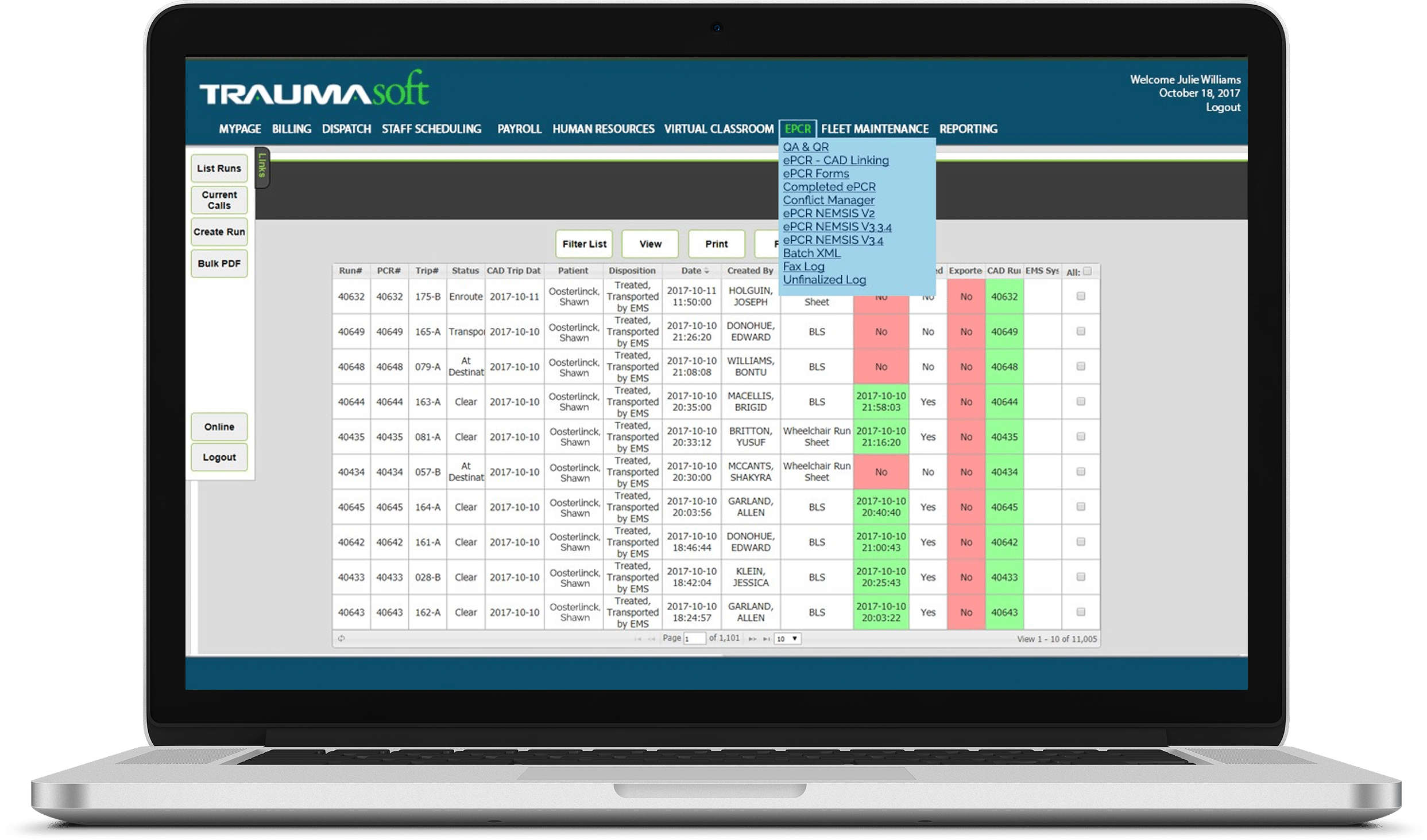 EPCR Software Solution For EMS And Ambulance NEMSIS Compliant 